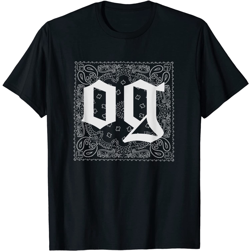 KAOS OG Shirts For Men Original Gangster East Los Cholo Lowrider T-Shirt