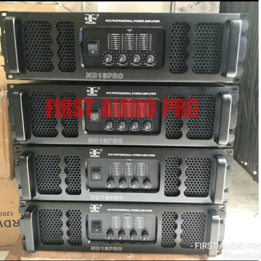 Power Amplifier RDW ND18PRO / ND18 PRO / ND 18PRO ORIGINAL 4 channel