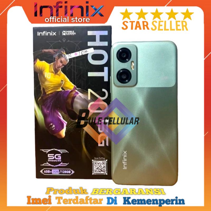 INFINIX HOT 20 5G 4/128GB • HOT 20S 8/128GB ORIGINAL INFINIX BERGARANSI FULLSET