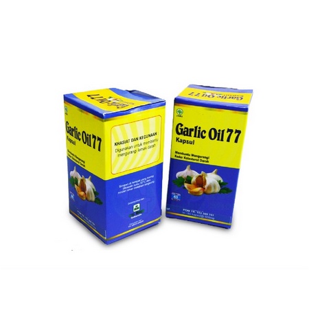 GARLIC OIL 77 MENURUNKAN KOLESTEROL 60 Kapsul