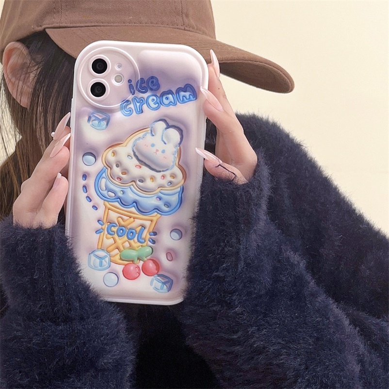 Compatible for iPhone 14 13 12 11 Pro Max X Xr Xs Max Se 2020 iPhone 7 8 7 6 6s Plus New Bubble Phone Case Lovely Bear Air Cushion Casing Lens protection Phone Case Silicone Soft Protective Cover