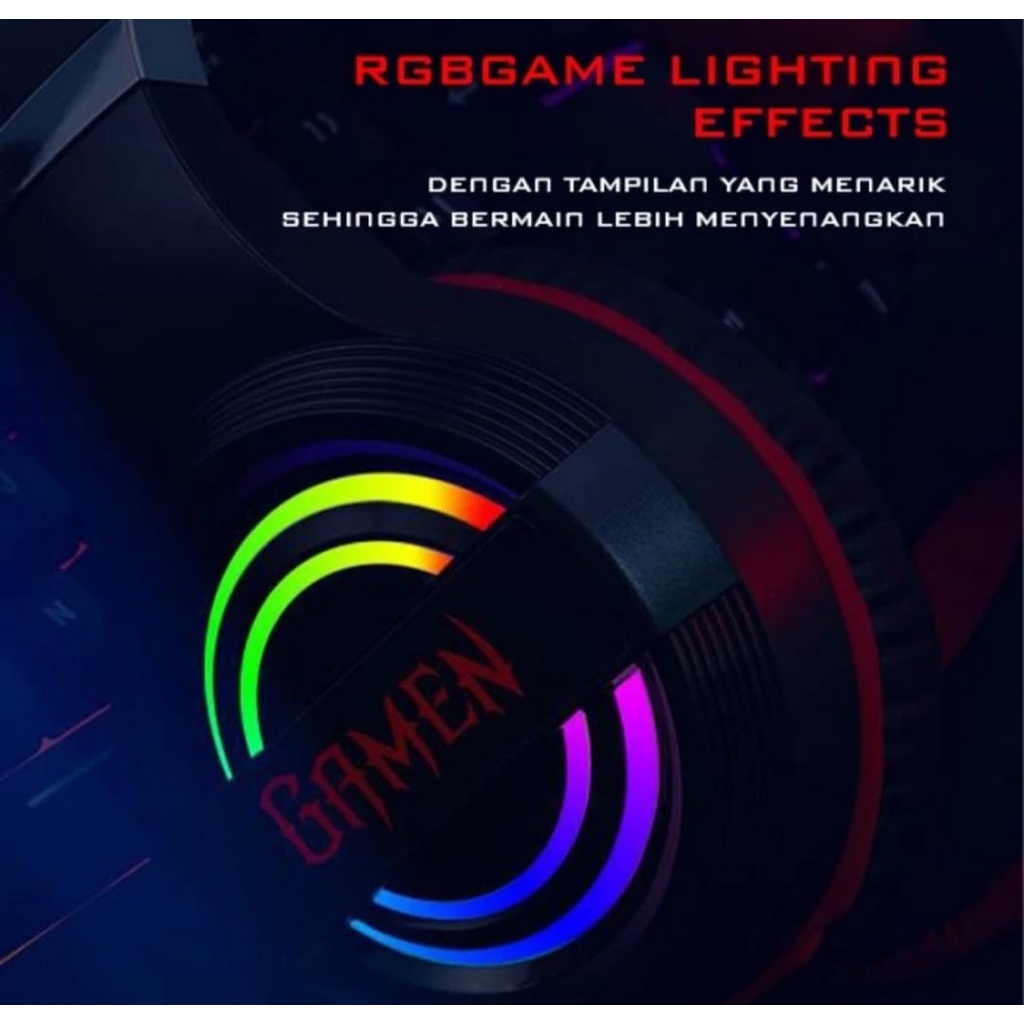 headset Gaming RGB Lighting Effects Anti-Violence GH1100 PRO