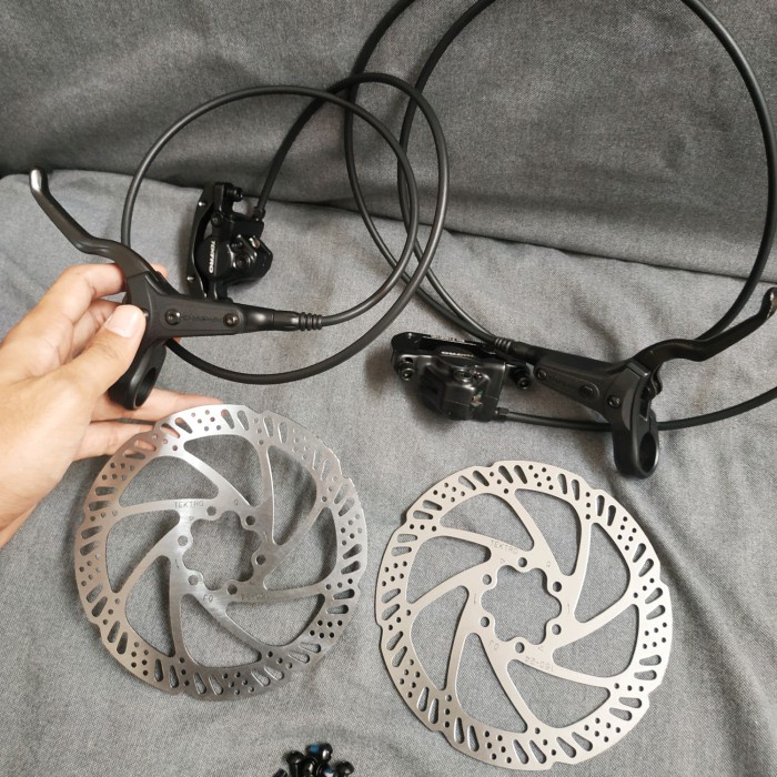 Terlaris Rem Hidrolik Tektro M275 Brakeset Not Shimano Mt200 Logan Zee Slx