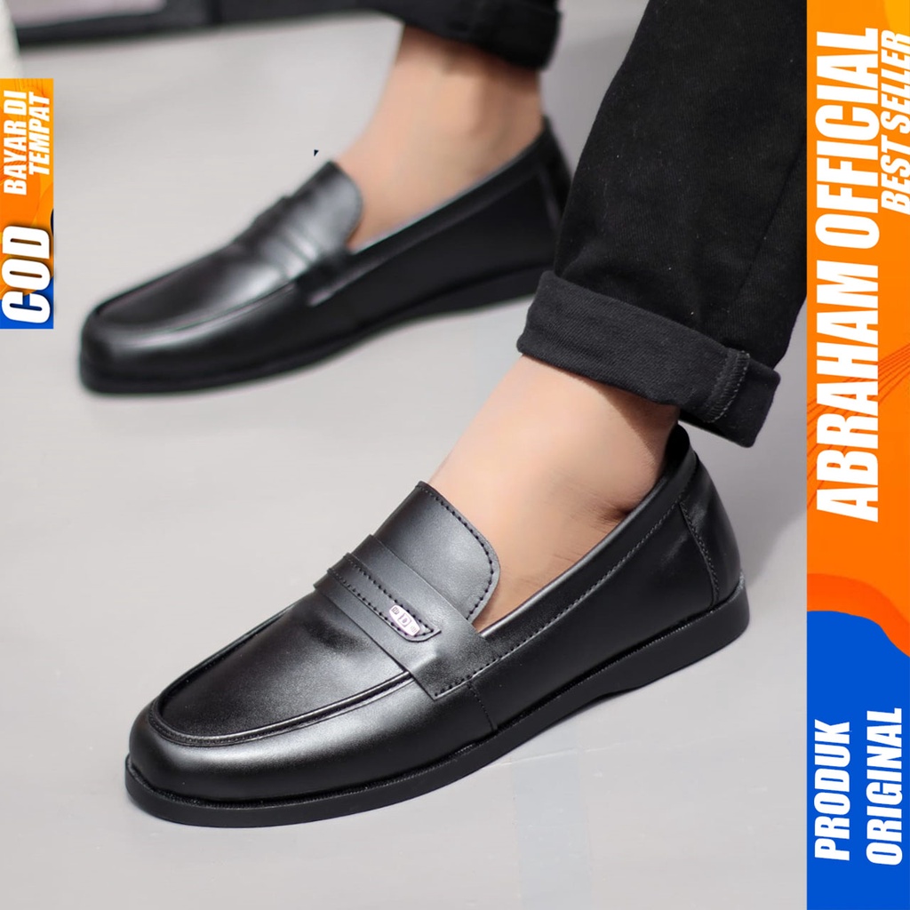 Sepatu Kasual Pria Sepatu Pria Casual Kulit Asli Cowok/Cowo Santai Casual Pria Sepatu Kerja Kantor Semi Formal Kuliah Kondangan Gaya keren Kekinian Murah Terlaris