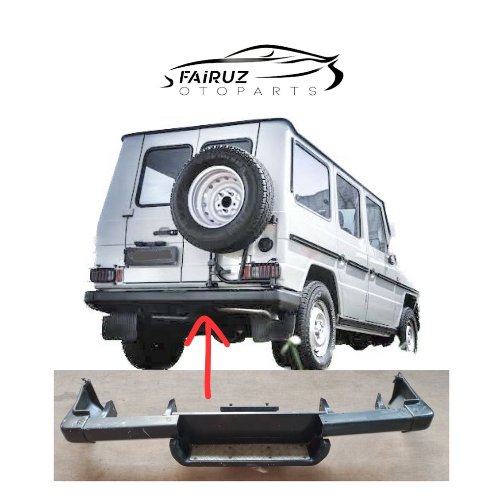 BUMPER BELAKANG MERCEDES BENZ 280 GE (JIP MERCY 1990)  ORIGINAL COPOTAN