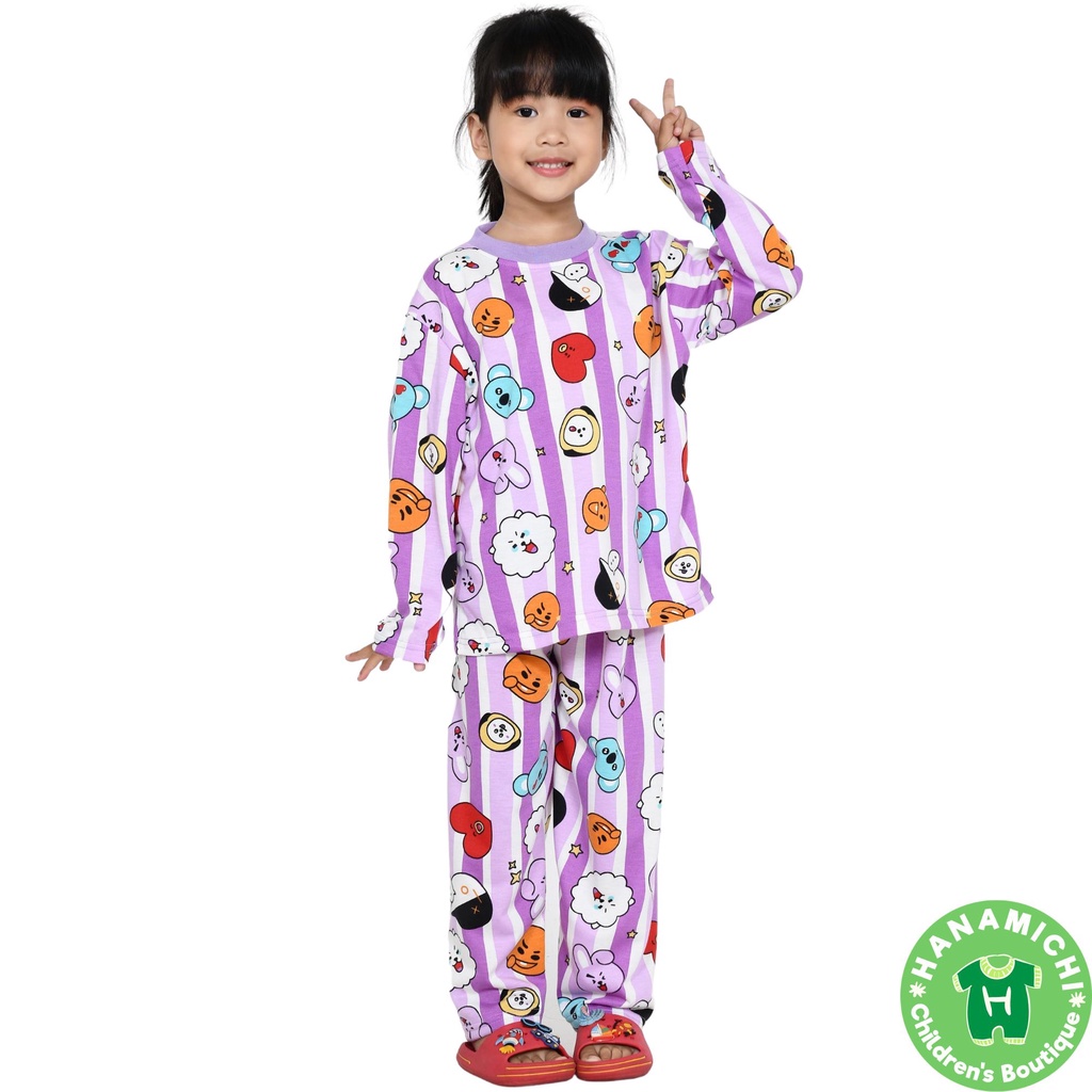 Hanamichi ELIN.PP Setelan Baju TIdur Anak Lengan Panjang