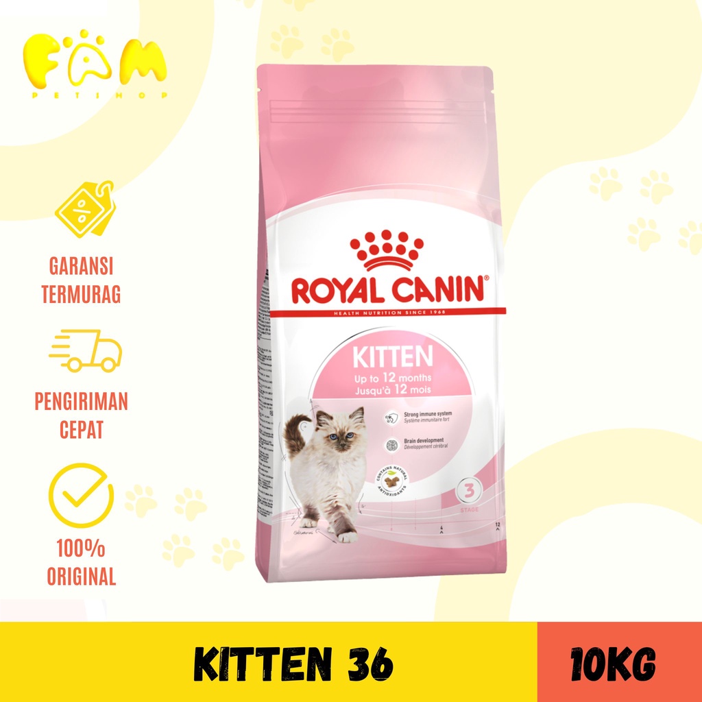 KHUSUS EXPEDISI Royal Canin Kitten 36 10kg Makanan Kucing Royal Canin