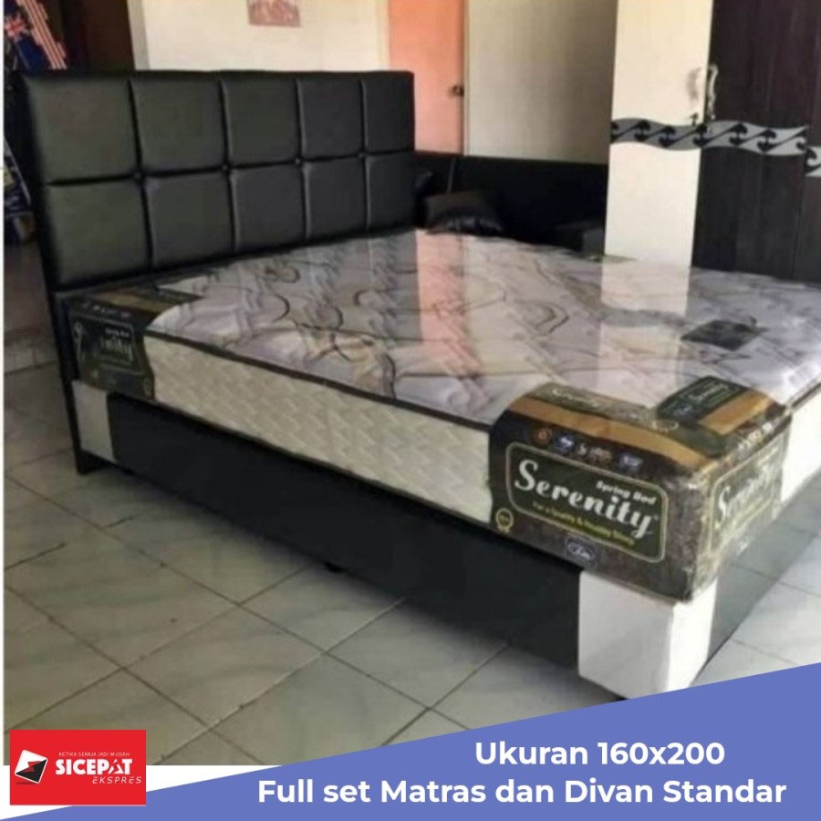 Kasur Springbed Serenity Elite 120-160x200 Full set Divan Bandung