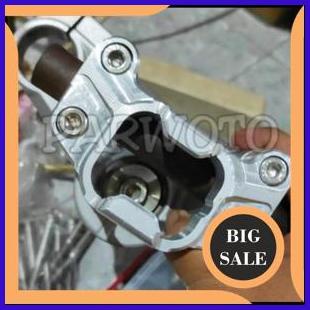 suku cadang Raiser Voltmeter Holder Upper Klem Pangkon Stang Stir PNP Yamaha RX King Vixion Scorpio