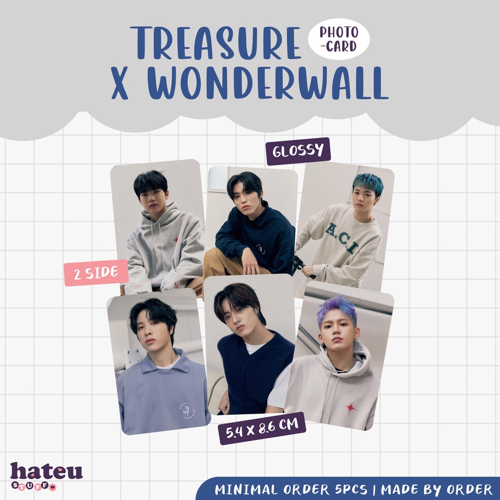 Treasure Unofficial Photocard X Wonderwall