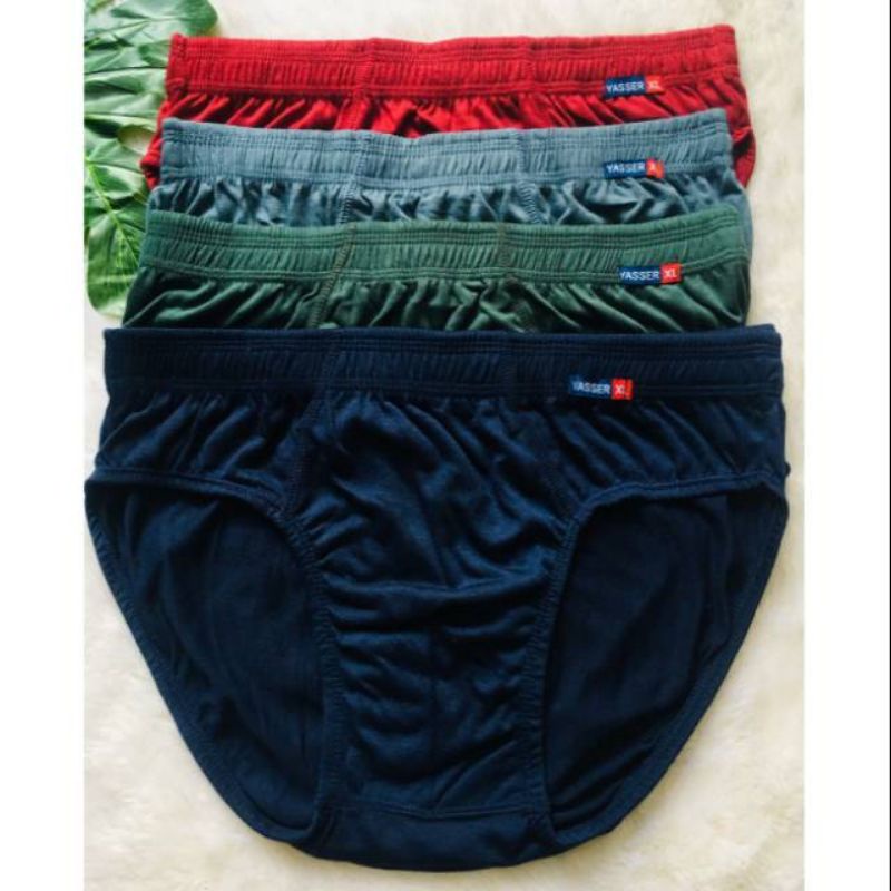 12pcs Sempakanak cowok/Celana dalam Remaja Cowok 10-18tahun katun polos  M/L/XL/XXL Termurah/celana 