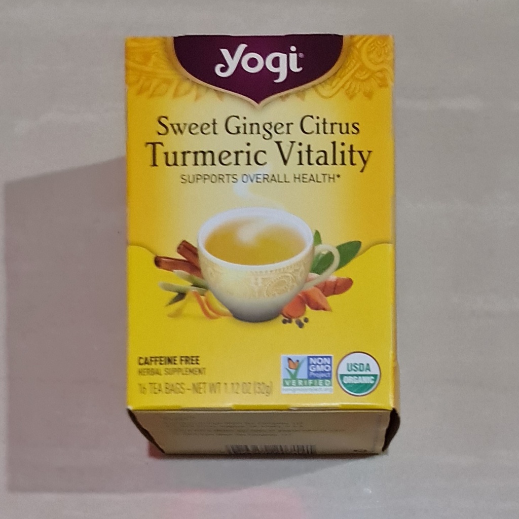 

Yogi Tea Sweet Ginger Citrus Turmeric Vitality 16 x 2 Gram