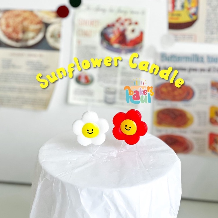 

Sun Flower Candles / Lilin Bunga Korea / Daisy Flower Candles / Lilin Hiasan Bunga / Lilin Korea Bunga Matahari / Korean Candles / Lilin Ulang Tahun / Birthday Candle / Bahan Baking / Bahan Dekorasi Kue