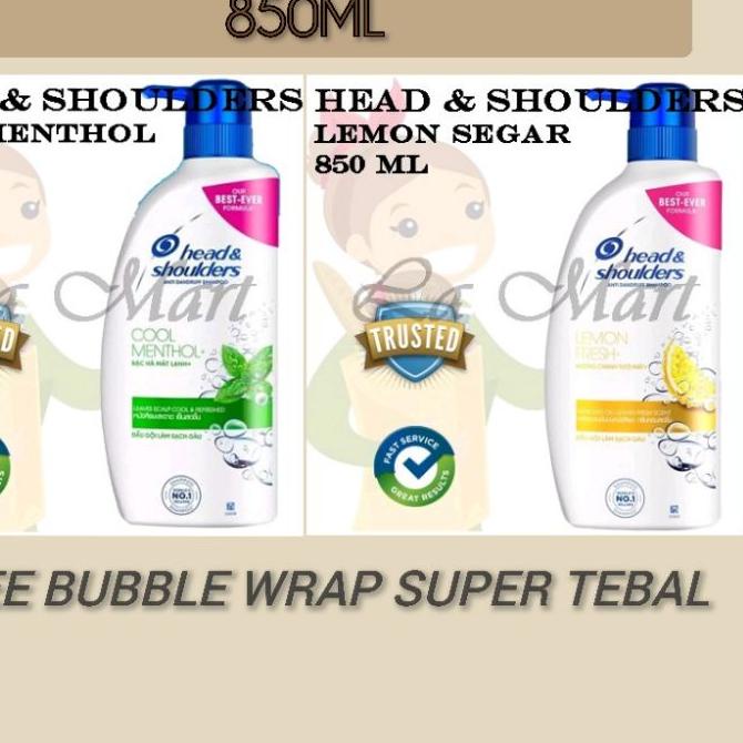 ♕ Shampoo Head and Shoulders 850ML Menthol Shampoo Head and Shoulders 850ML Lemon ➣