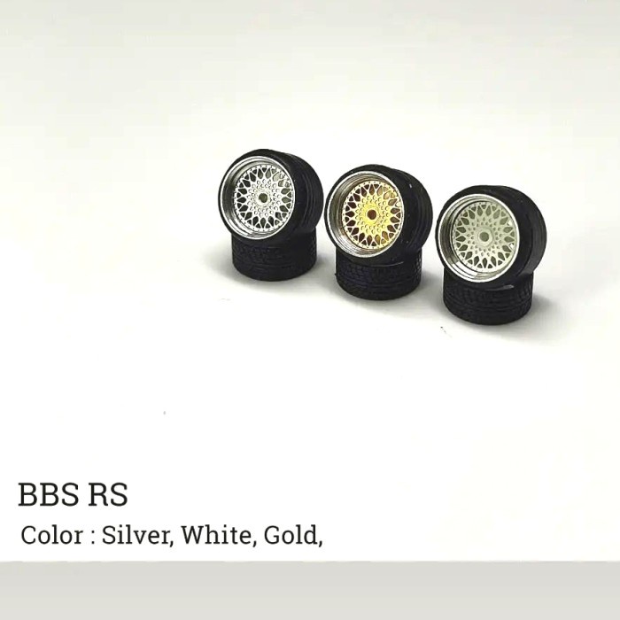 BAN KARET HOTWHEELS DIECAST 64 ATWOCONCEPT - BBS RS TERBARU