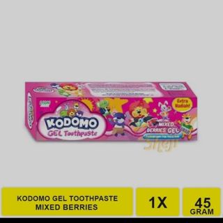KODOMO PASTA GIGI GEL GRATIS MAINAN ANAK - Merah Muda