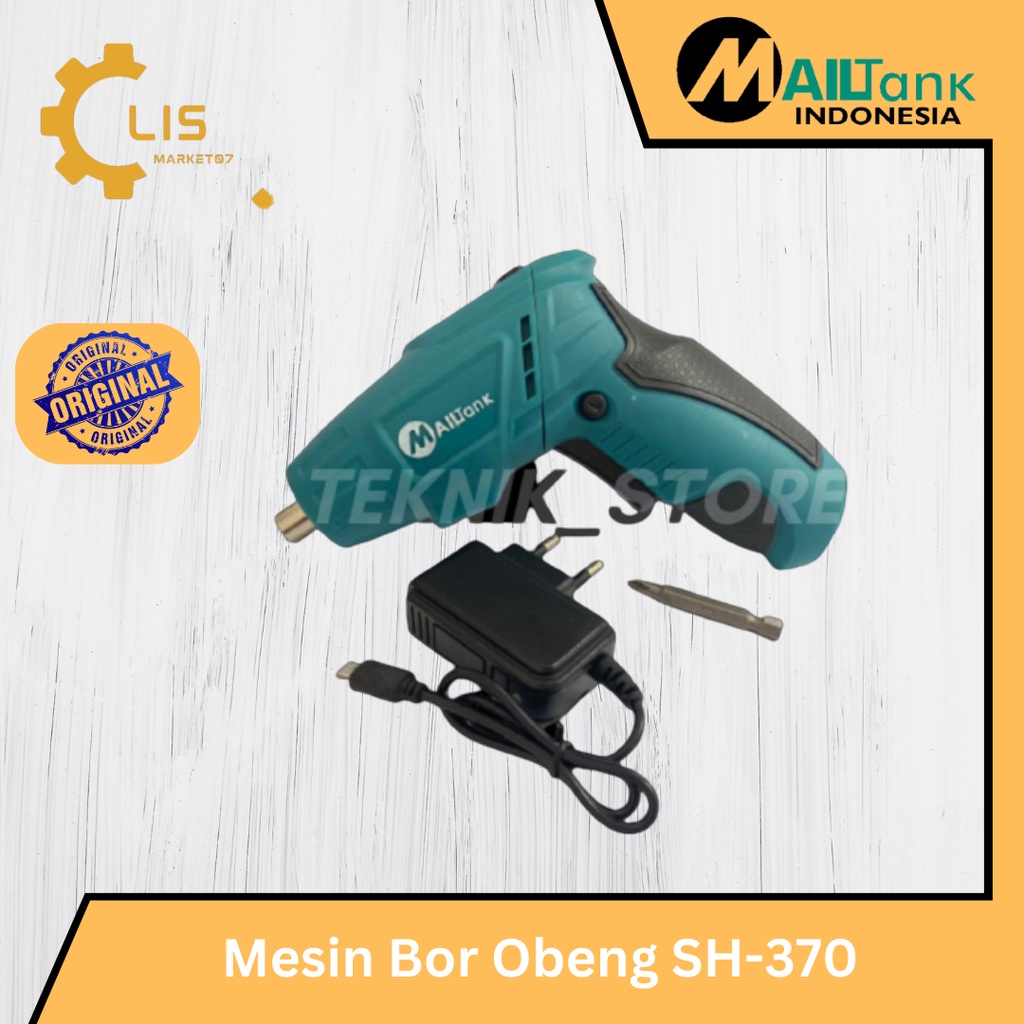 Bor Obeng Elektrik Screwdriver Cordless Obeng Listrik Mailtank sh-370 Bor Mesin Bor Obeng Elektrik b
