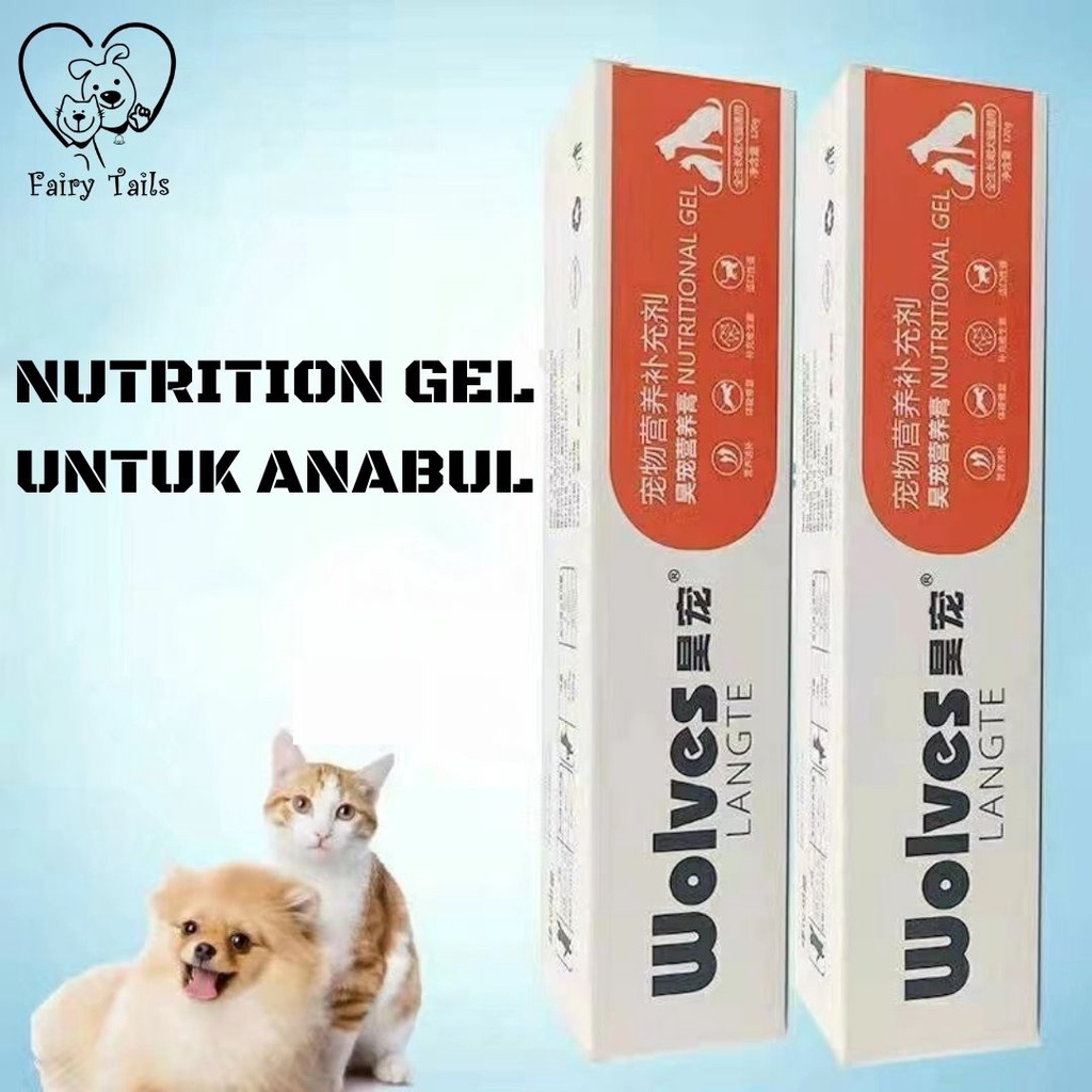 Nutritional Gel Suplemen Nutrisi Tambahan Untuk Menunjang Daya Tahan Tubuh dan Kesehatan Bulu Untuk Anabul Kucing dan Anjing / Nutrition Gel Pasta For Cat and Dog