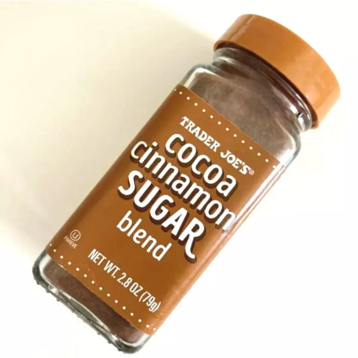 

Trader Joe's Cocoa Cinnamon Sugar blend 79gr