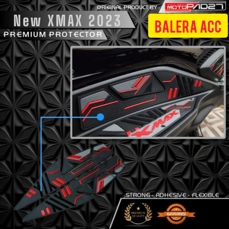 Stiker Rubber Sidepad Xmax New 2023 Bahan Karet PREMIUM