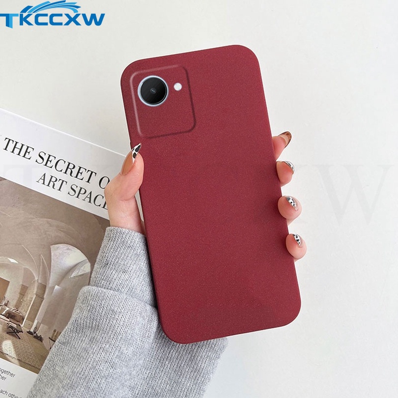 Soft Case Silikon Realme C30s Realme C30 Slim Matte Silikon Sandstone