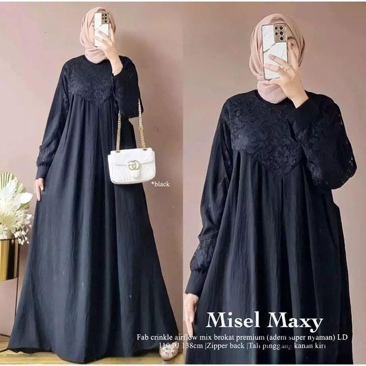 GAMIS WANITA TERBARU MISEL MAXI BL BAHAN CERUTY BABYDOLL AKSEN SWAROSKI MOTIF POLOS LD 100 - 120 CM UKURAN M L XL XXL GAMIS POLOS LEBARAN TERBARU 2023  WANITA DRESS CERUTY BABYDOLL PREMIUM DRESS JUMBO BIG SIZE DRESS