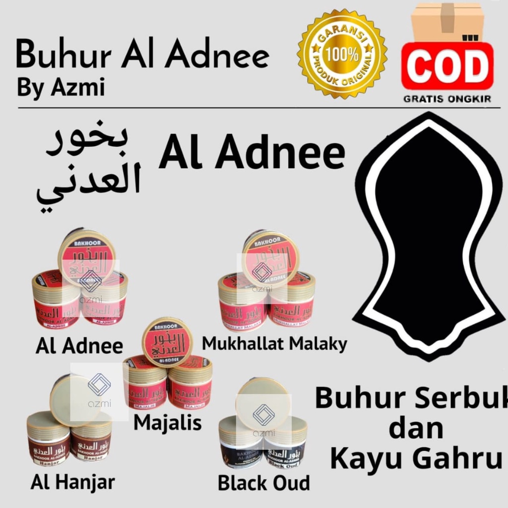 Diskon Dupa Gahru Bukhur Majalis buhur Al Adnee - Aroma Majelis