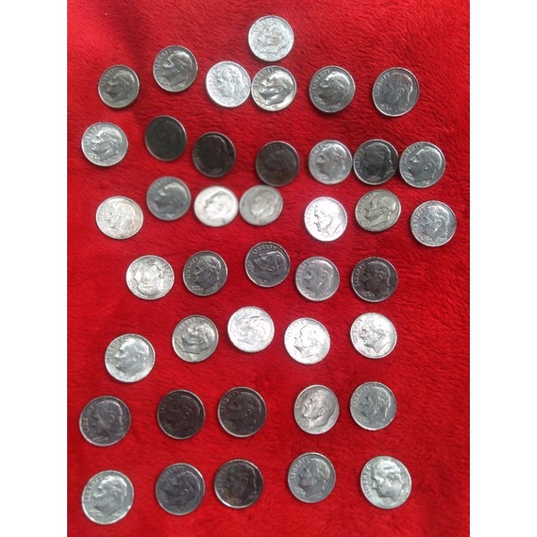 koin amerika 10 cent atau one dime