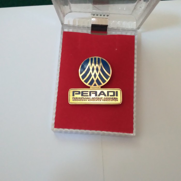 Pin Jas Pin Peradi Logo Baru