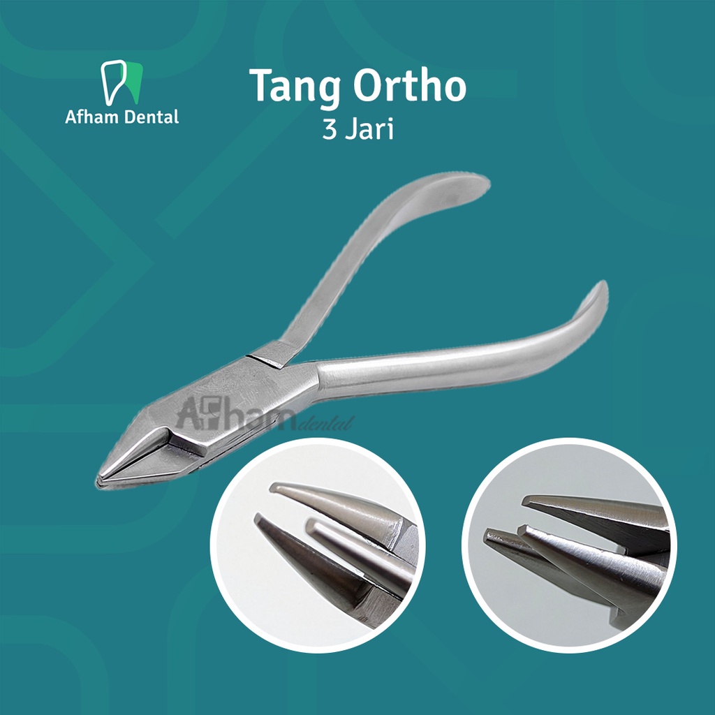 TANG ORTHO KLAMER 3 TIGA JARI / TANG ORTHODONTIC AFHAM DENTAL