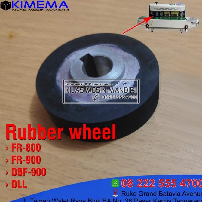 

Rubber Wheel Fr-800 Fr-900 Roda Karet Roll Press Continous Band Sealer