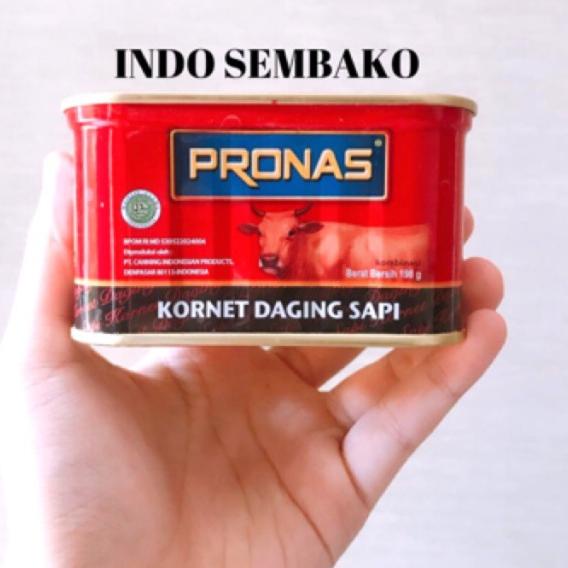 

New Arrival PRONAS Kornet Kaleng Daging Sapi 198g / Corned Beef Pronas 198 gram / Kornet Sapi Pronas Kecil