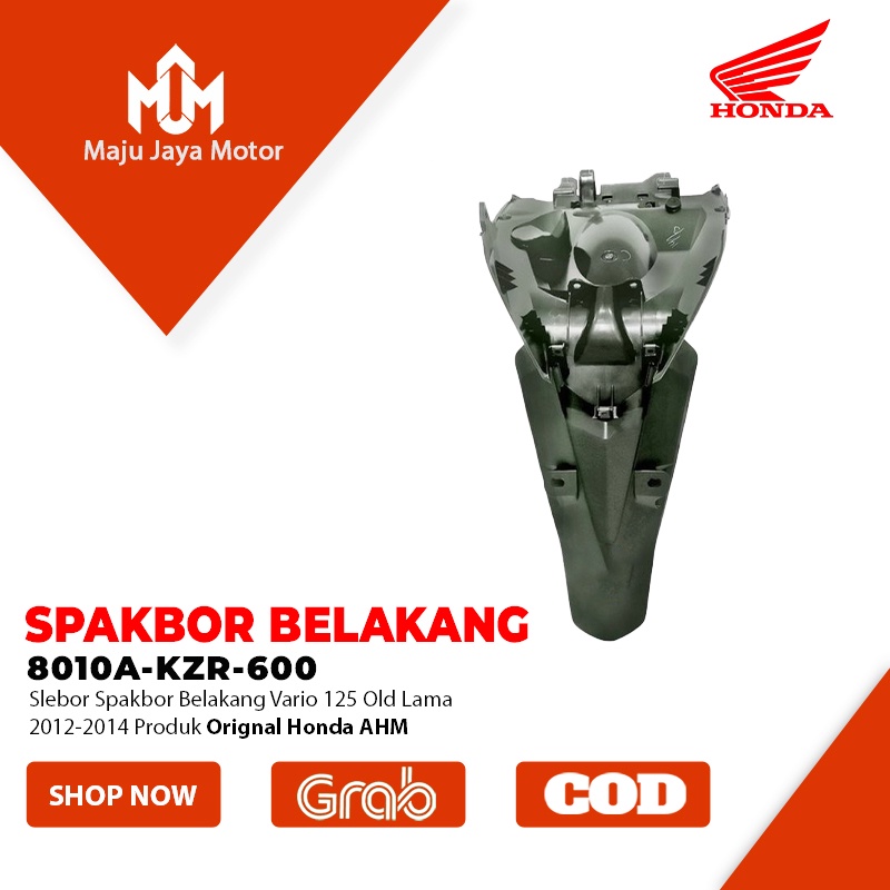 Slebor Spakbor Belakang Vario 125 Old Lama 2012 - 2014 Kzr Original Ahm