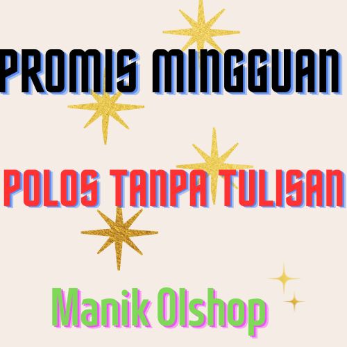 

(TANPA BORDIR / POLOS)-TEMPAT PROMIS / AGENDA PROMIS / COVER PROMIS MINGGUAN