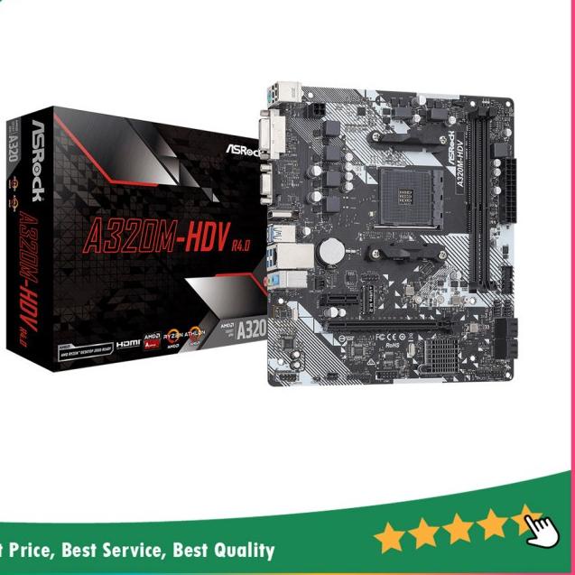 Promo Motherboard ASRock A320M-HDV