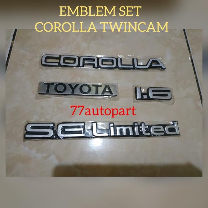 Emblem corolla twincam set