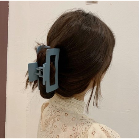 【COD】Jepit Rambut Salon Model Kotak Bolong 8 Cm / Jedai Salon Matte Gaya Korea