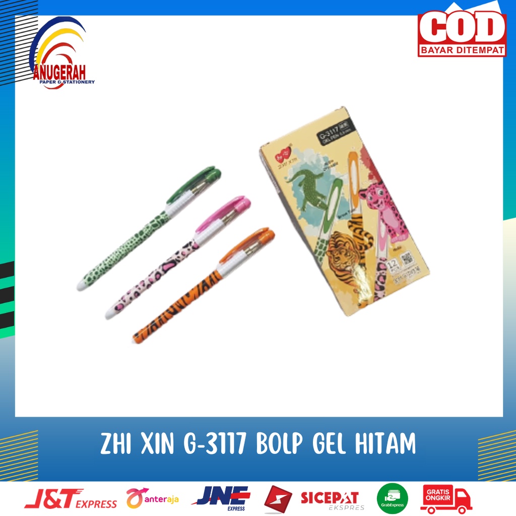 

ZHI XIN G-3117 BOLPOIN GEL HITAM (LSN)