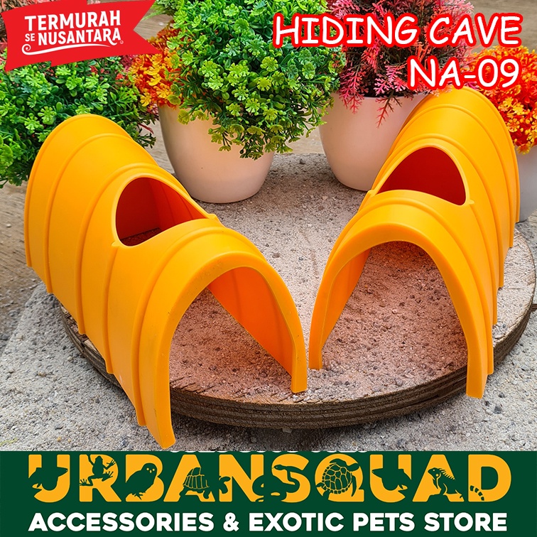 HIDING CAVE NOMOY NA-09 REPTIL TORTO SULCATA ALDA