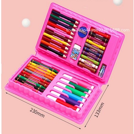 

Crayon Mewarnai Set Alat Lukis Gambar Cat Air Anak isi 42 Pcs in 1