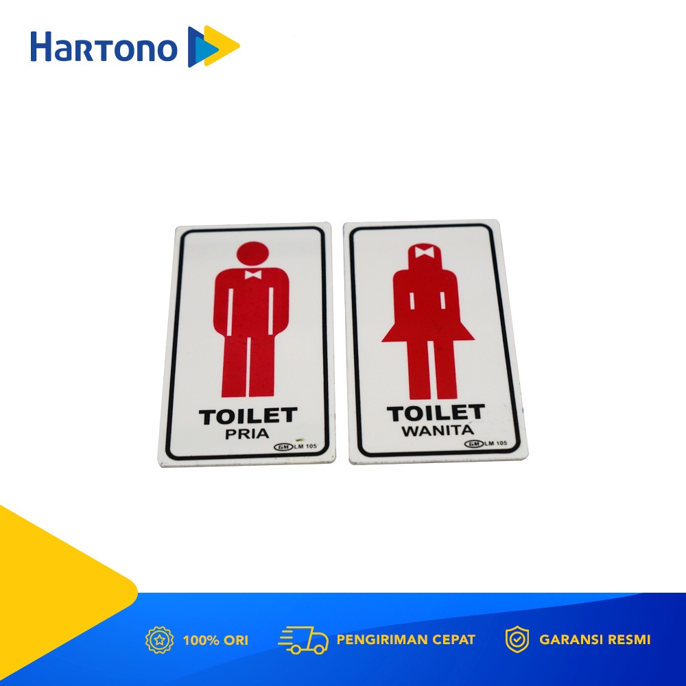 

GM Label Toilet Pria/Wanita TO-PW-MED