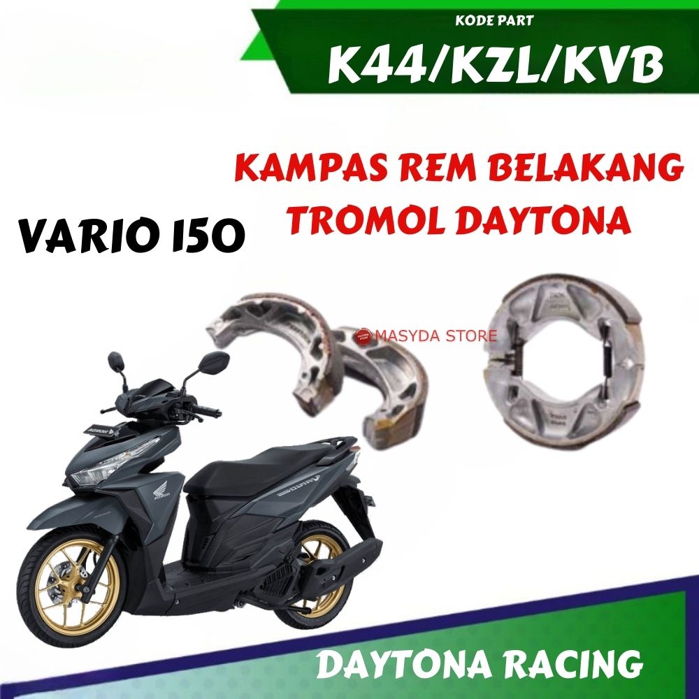 KAMPAS REM BELAKANG TROMOL DAYTONA VARIO 150