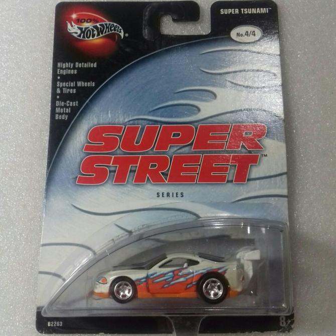 HOT WHEELS 100% SUPER TSUNAMI. BASED ON A TOYOTA SUPRA. SUPER STREET.