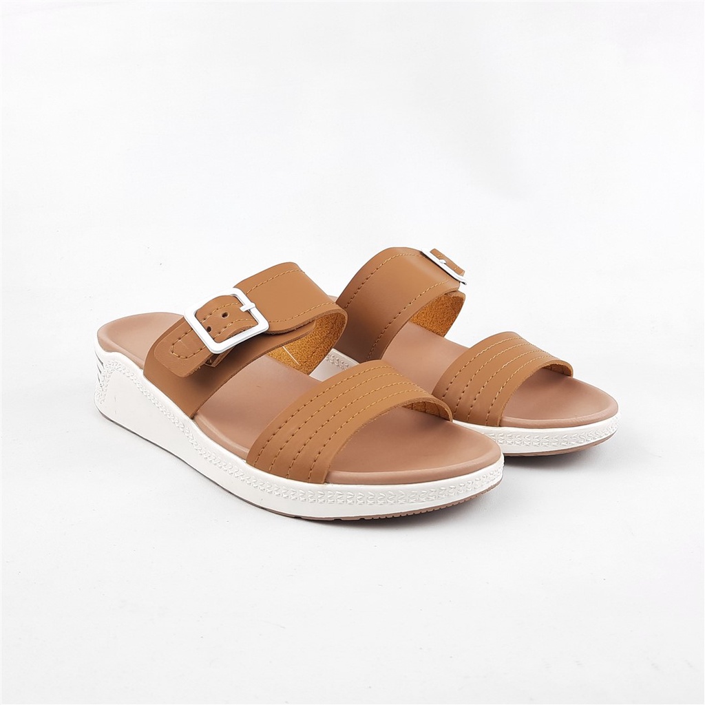 Sandal slide wedges wanita Exstreet Ola.03 36-40