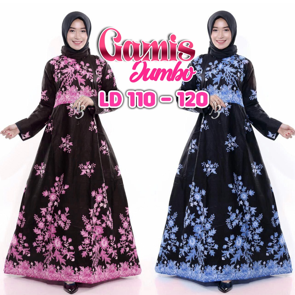 GAMIS TERBARU 2023 LEBARAN WANITA - GAMIS TERBARU - GAMIS REMAJA - GAMIS LEBARAN - GAMIS JUMBO LD120