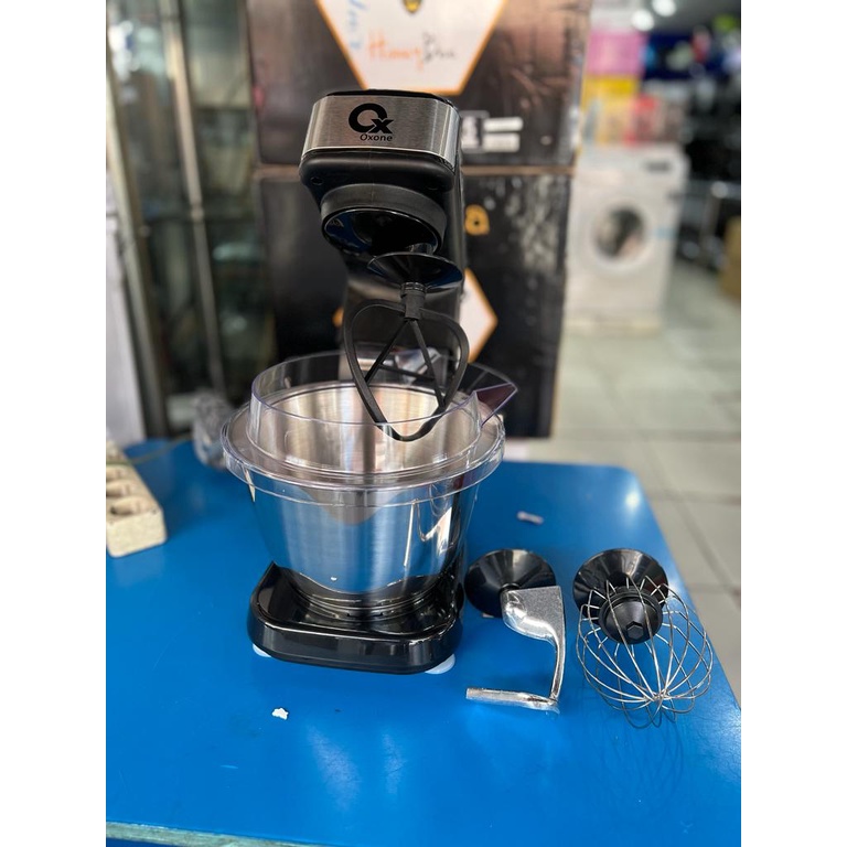 OXONE MIXER MASTER OX-855 - Stand Mixer OX855 - GARANSI RESMI - HITAM 300 WATT ONLY