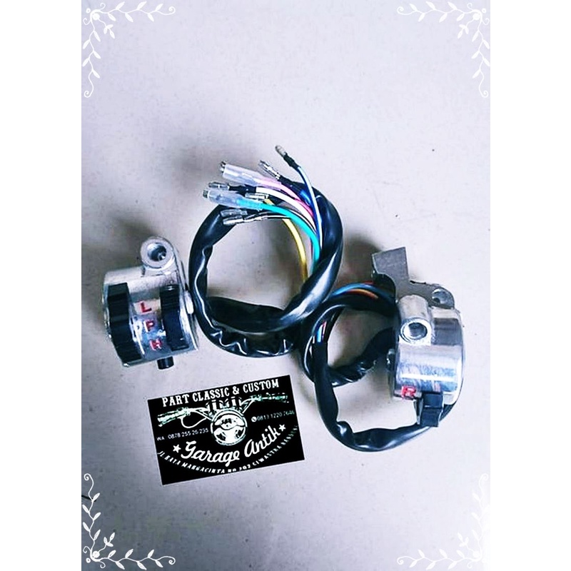saklar holder kiri kanan honda c70 c50 pispot dan c70 biasa double starter Motor Custom