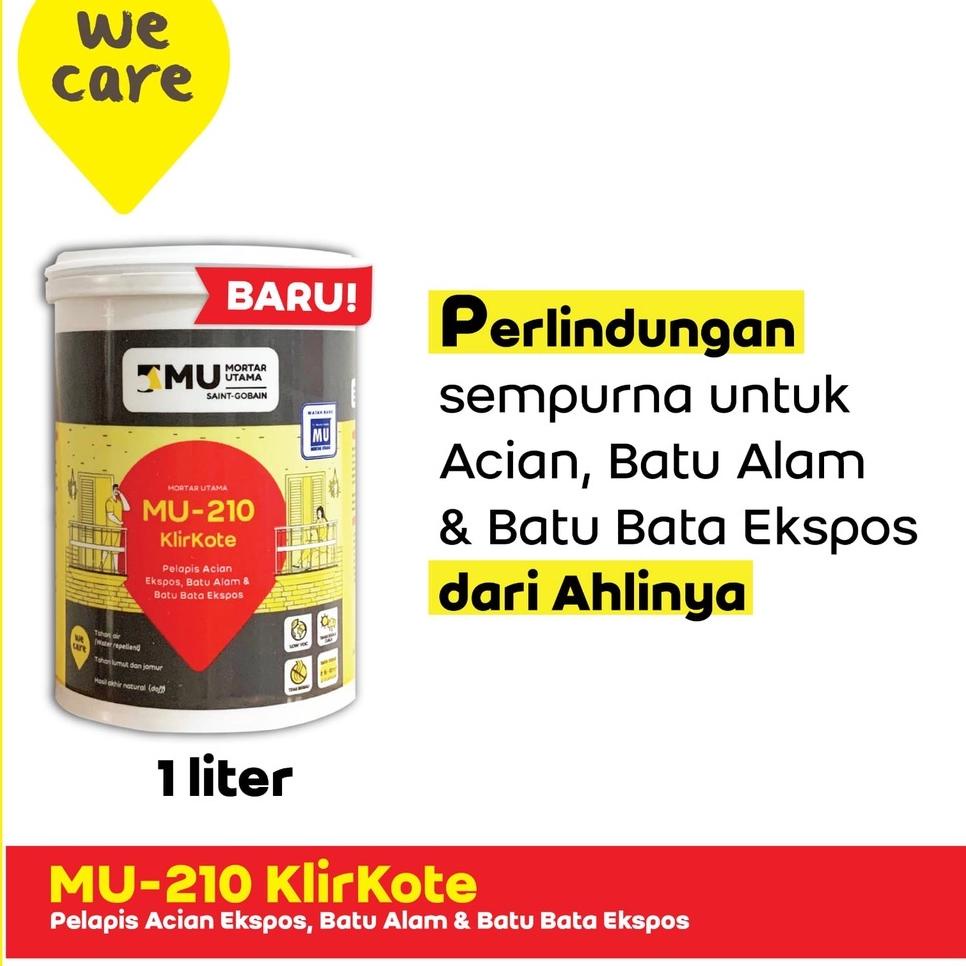 ♧ Mortar Utama Weber MU-210 Klirkote Pelapis Acian Ekspos ♤