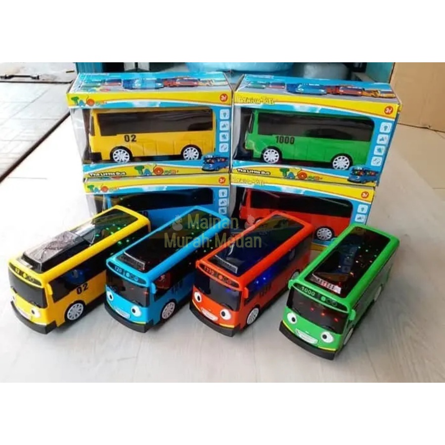 Mainan Murah Medan - TAYO LAMPU MUSIK Mainan Bus Tayo Besar Lampu Dan Musik /The Little Bus