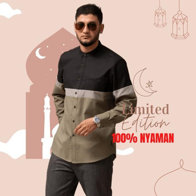 BISA COD Samase Baju Koko Kemeja Kurta Modern Pria Jumbo Exclusive /BAJU KOKO PRIA/BAJU KOKO DEWASA/